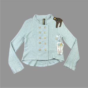 Aratta Silent Journey Military Jacket. Mint Green, Size S